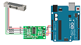 Тензодатчик для ваг YZC131 5 кг для HX711 Arduino, датчик ваги [#6-6], фото 4