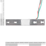 Тензодатчик для ваг YZC131 20 кг для HX711 Arduino, датчик ваги [#6-6], фото 3