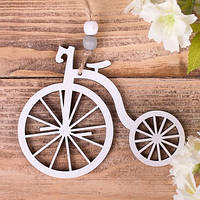 Підвіска — ретровелосипед білий Дрібний декор.