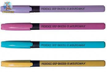 Ручка масляная ProvenceGrip Buromax, синяя BM8356-01 G-Rich