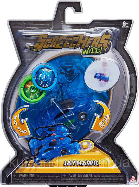 Дикі Скричери машинка-трансформер Джейхок Jayhawk Screechers wild