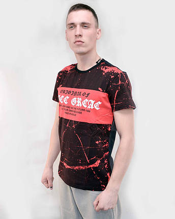 Футболка чоловіча з коротким рукавом і принтом від S до XL, фото 1