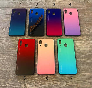 Чохол Glass Gradient на Samsung Galaxy A30 (7 кольорів)