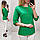 Блуза/блузка арт. 830 зелений/зелений, фото 3