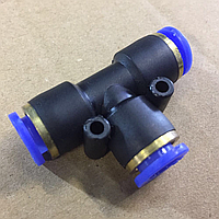 З'єднувач пластиковий (трійник) 12 мм. d 12х12х12