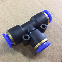 З'єднувач пластиковий (трійник) 8 мм. d 8х8х8