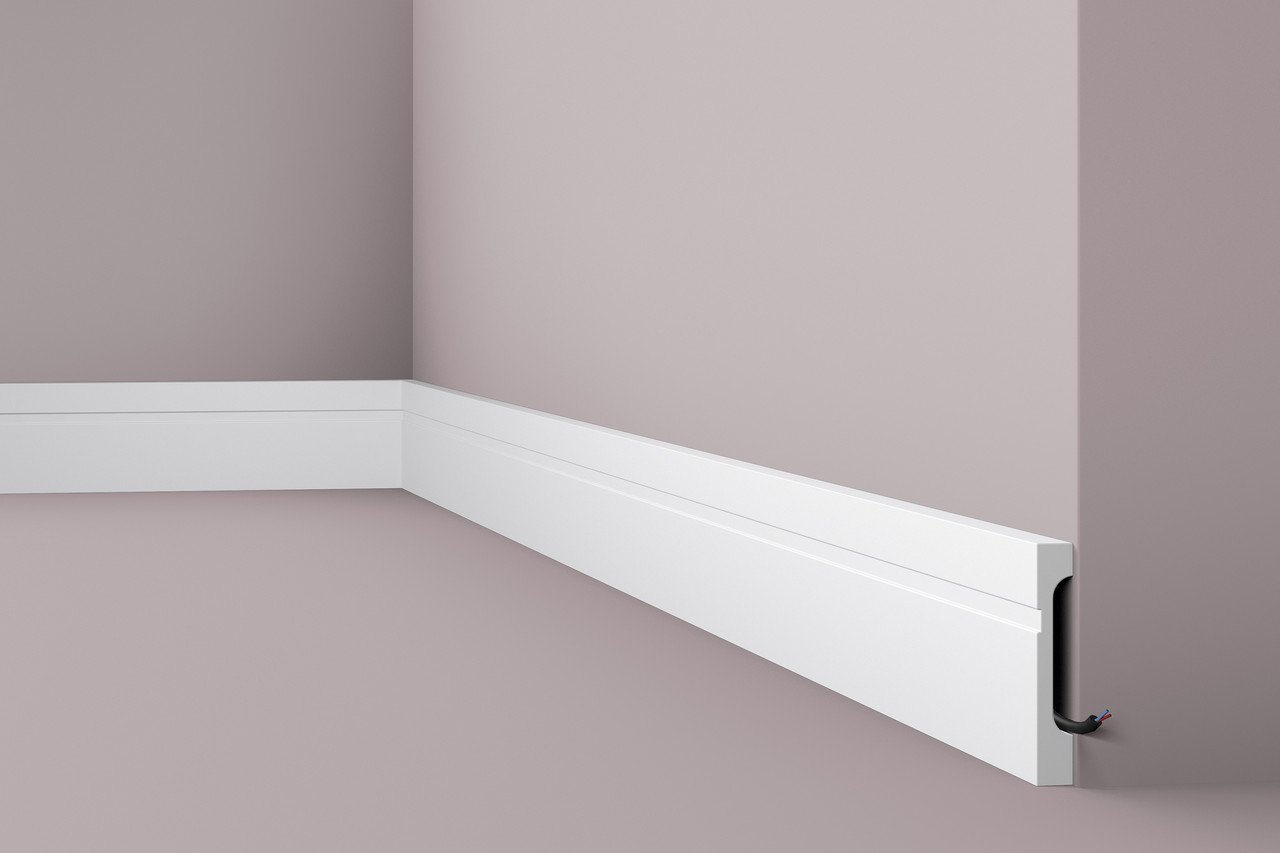 Плінтус підлоговий Wallstyl FD11 (11х1,8)см, довжина 2м, фото 1