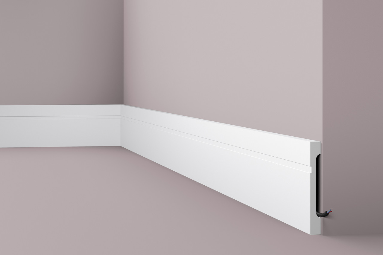 Плінтус підлоговий Wallstyl FD15 (15х1,8)см, довжина 2м, фото 1