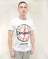 Футболка чоловіча з коротким рукавом і принтом Explosive, фото 3