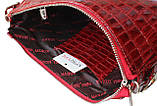 Сумка жіноча натуральна шкіра червона Karya, фото 5