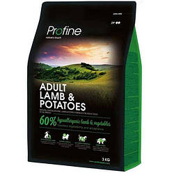 Корм Profine Adult Lamb & Potatoes Профайн Едалт Ягня і картопля для дорослих собак 3 kg