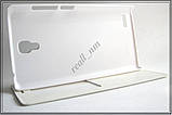 Білий шкіряний чохол-книжка для смартфона Xiaomi Redmi Note, фото 5
