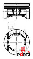 Поршня и кольца opel Astra 1.4 TWINPORT STD.King