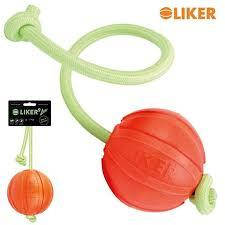 М'ячик для собак зі шнурком, який світиться у темряві Liker Lumi