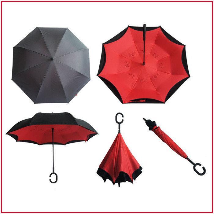 Парасолька навпаки, парасолька зворотного складання, вітрозахисна парасолька Up-Brella, антизонт