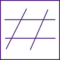 Зошити на 12 аркушів в косу лінію