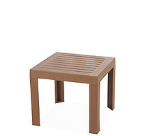 Столик для шезлонгу Suda пластик білий (Papatya-TM) пластмаса тик