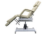 Кушетка педикюрна модель 235 з гідравлічним регулюванням висоти, фото 4