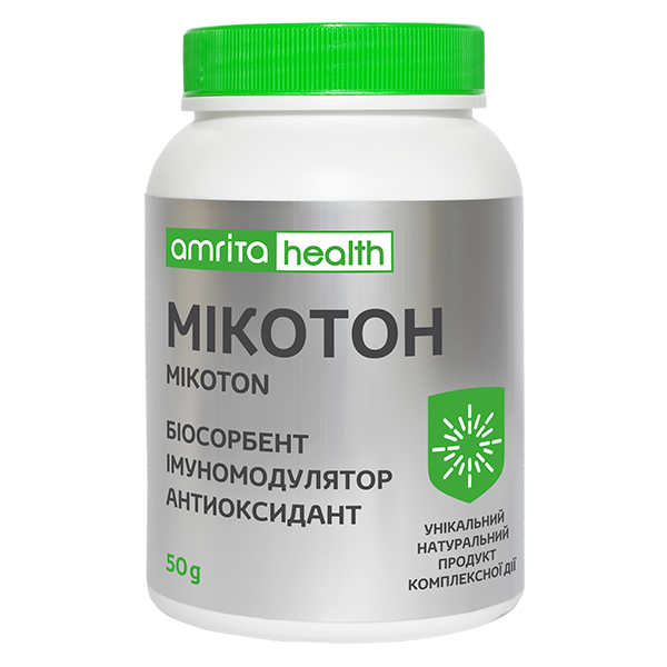 Природний иммуннокоректор - Мікотон 50 гр. БАД на основі натуральних грибних біополімерів.