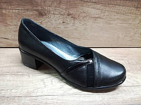 Класичні жіночі туфлі з натуральної шкіри ТМ Світанок, фото 3