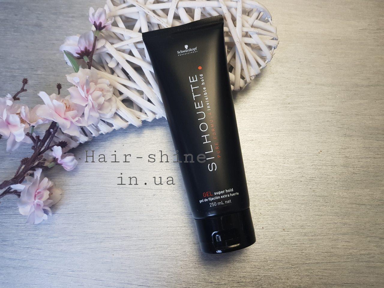 Гель для укладання волосся ультрасильної фіксації Schwarzkopf Professional Silhouette Super Hold Gel 250 мл