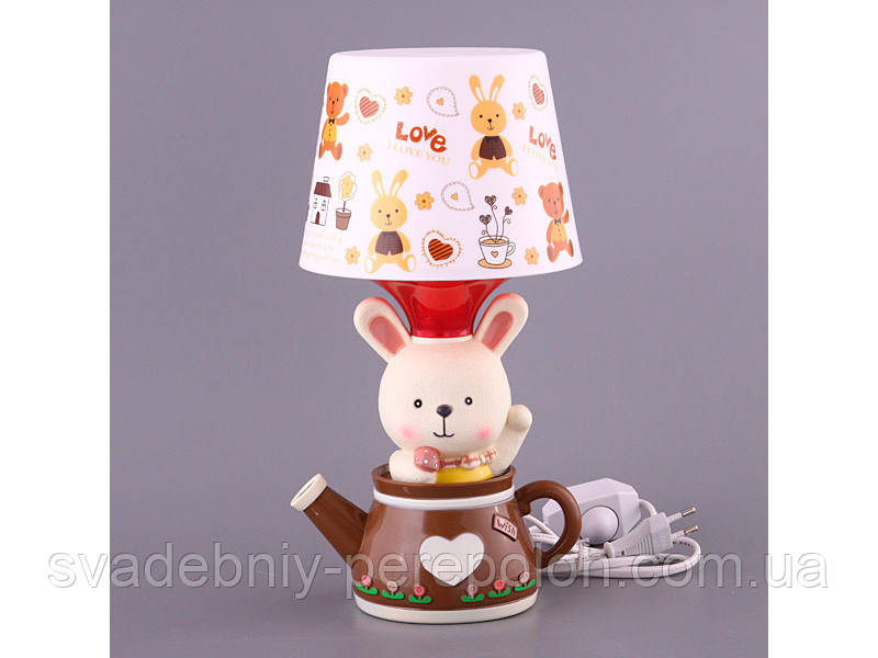 Світильник з абажуром Fashion Lamp Зайчик 32 см 39-220