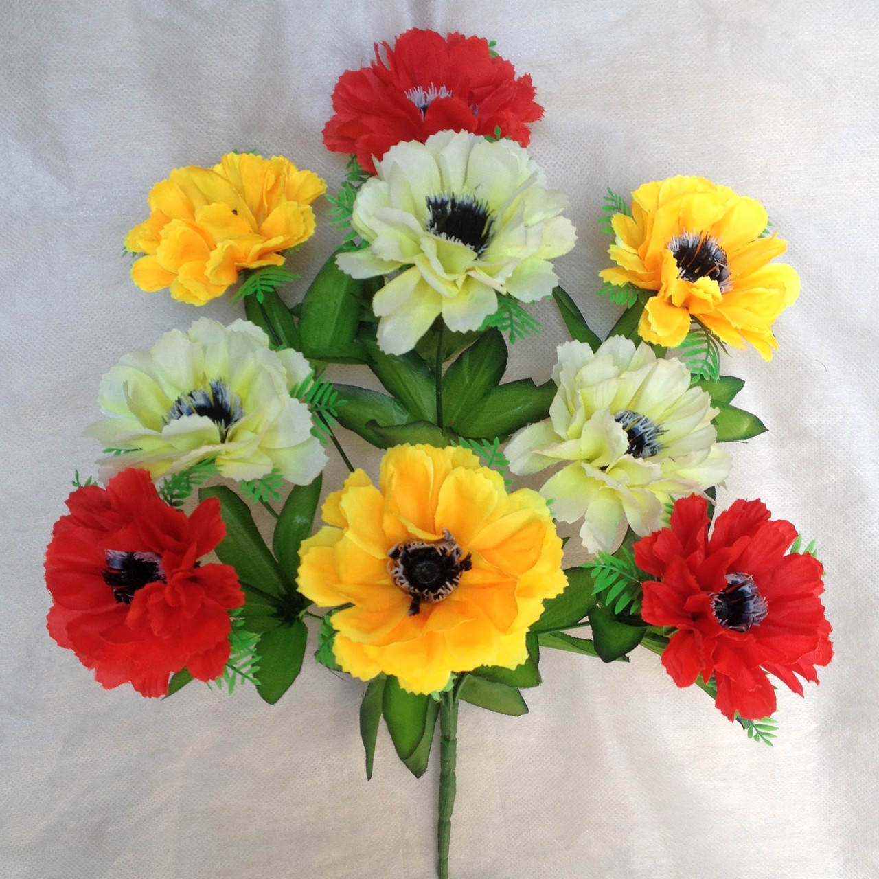 Чорнобривці кольорові , 40см (20 шт в уп), фото 1