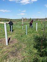 Монтаж винтовых свай ручным способом.