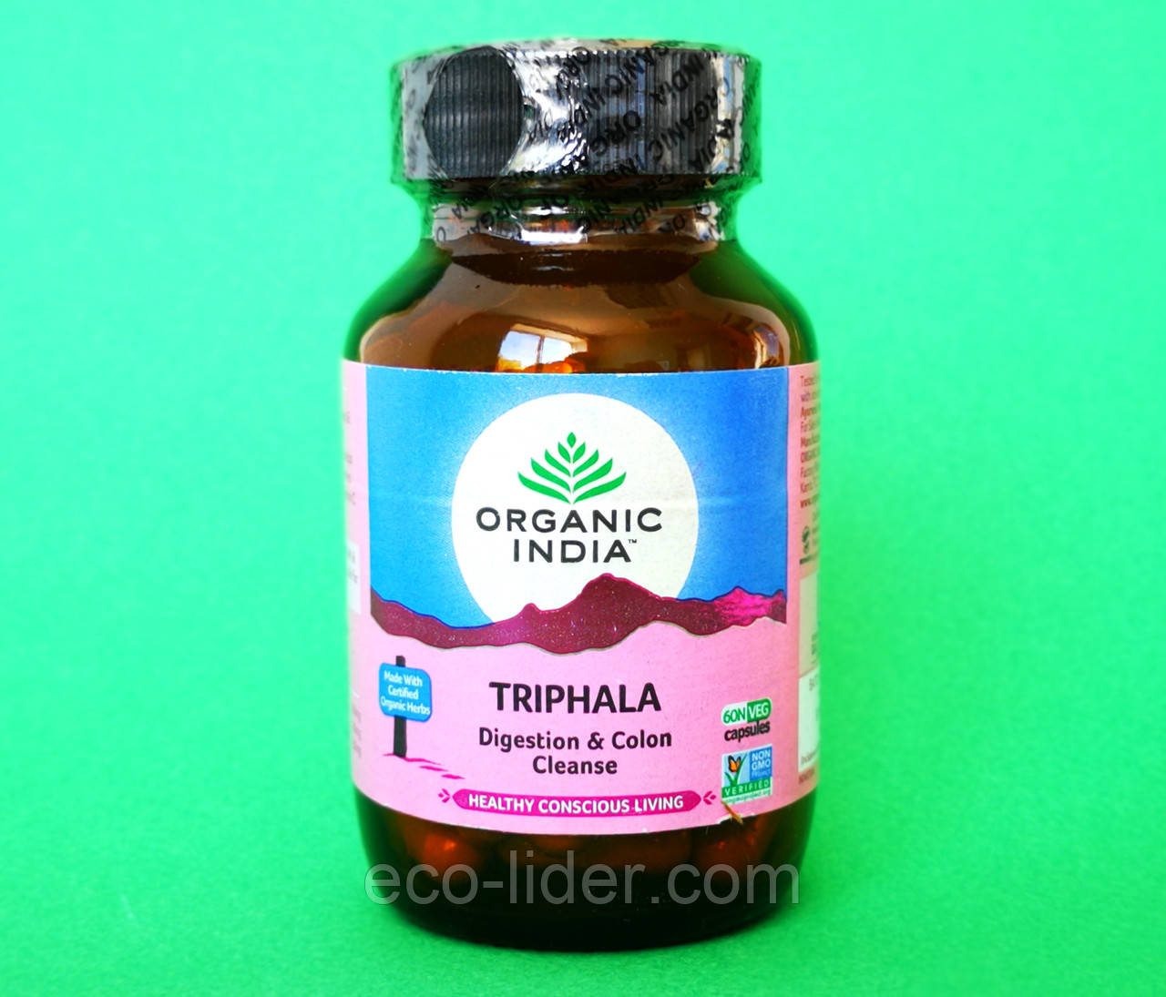 Трифала Organic India (Органік Індія), 60 капсул / 480 мг, фото 1