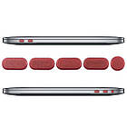 Заглушки для MacBook силіконові Rose Champagne, набір 5 шт., фото 4