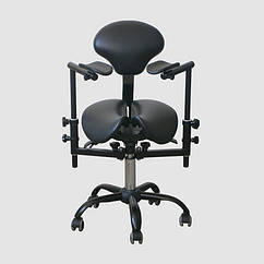 Крісло стілець лікаря-стоматолога для роботи з мікроскопом SADDLE 2D
