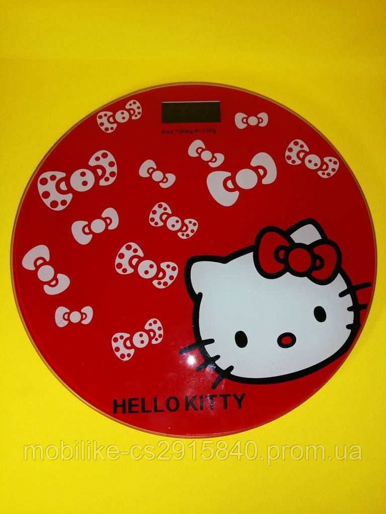 Ваги підлогові 180 кг BITEK BT-1603A Hello Kitty