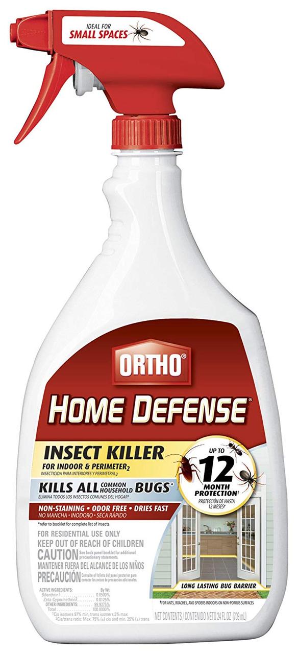 Максимальний захист від Мурах, Кліщів, Бліх, Павуків.  Для дому та саду 12 місяців. Ortho Home Defence Max 12