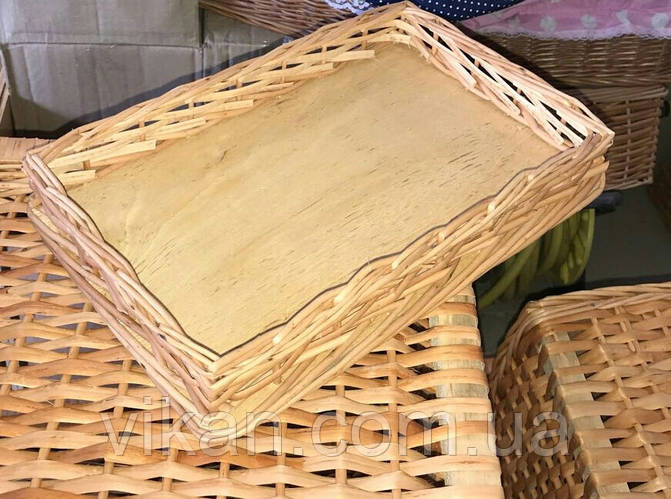 Купить Лотки плетеные из лозы 30х20х5 для выпечки, печенья, фруктов ...