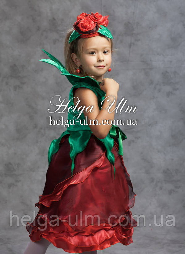 Карнавальний костюм "Троянда", "Ружа" - ПРОКАТ у Львові, фото 1