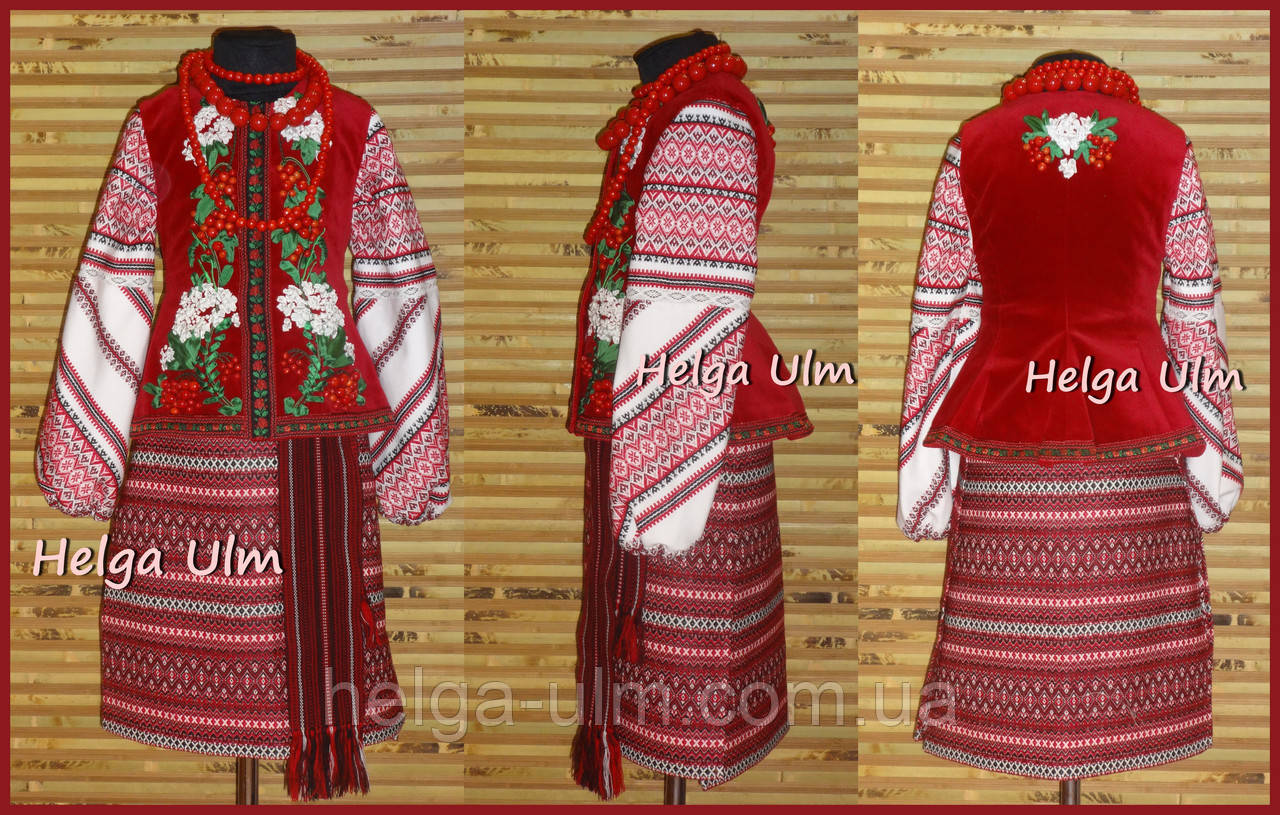 Український костюм (стрій) для дівчинки, на замовлення