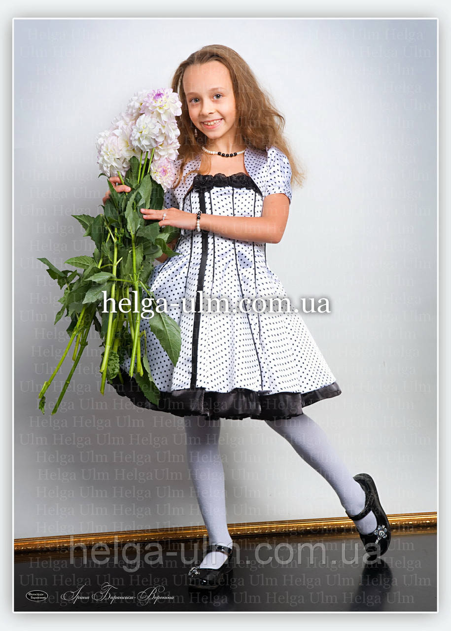 "Парижанка" - дитячий комплект (сукня + болеро). Прокат у Львові, фото 1