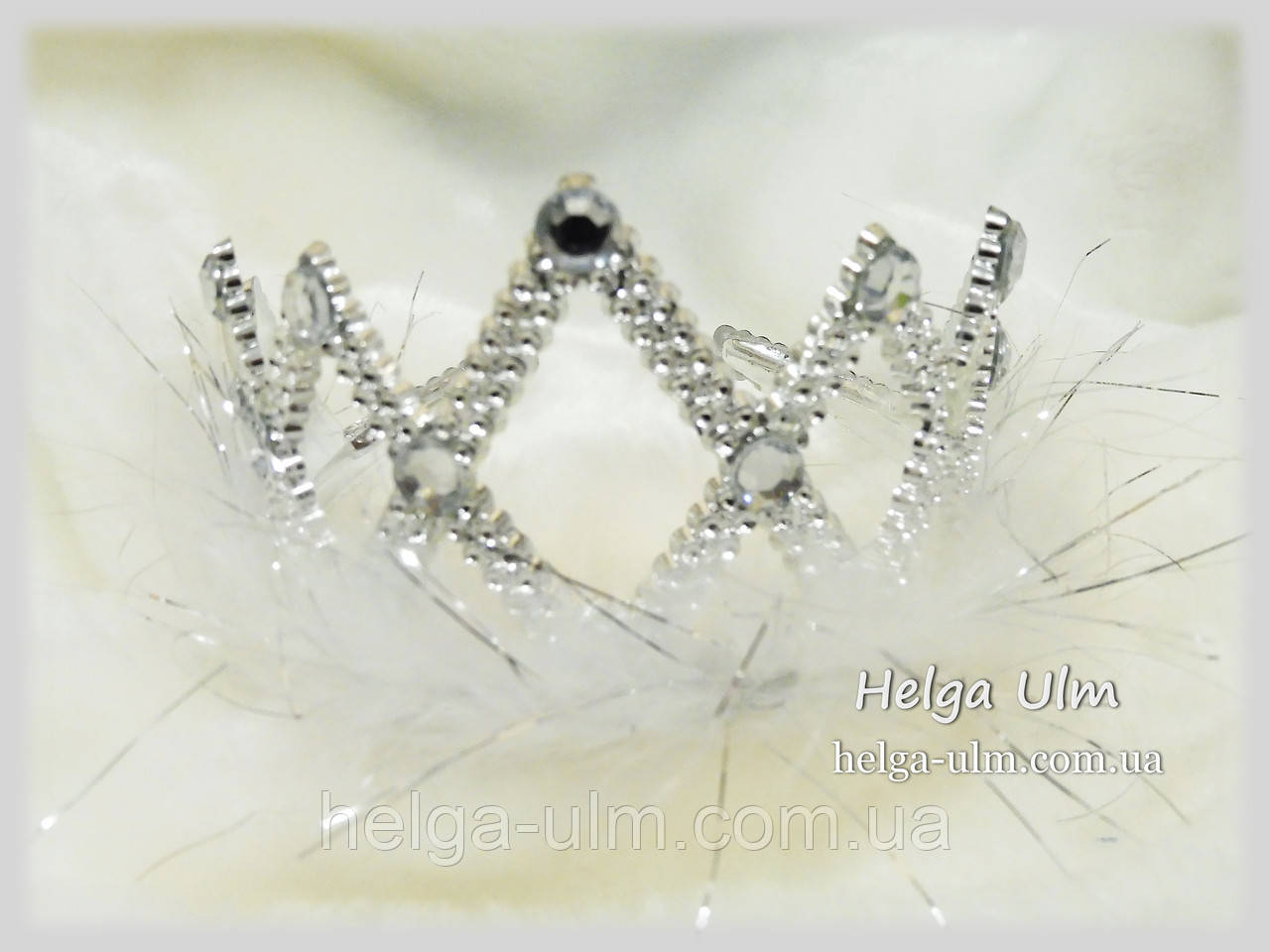 Корона срібна (пластик) для карнавального костюму, прокат лише з костюмами., фото 1