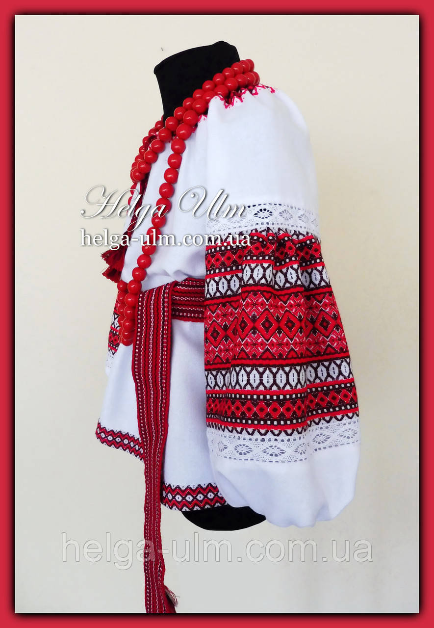 Блуза-туніка з вишитого полотна "Грушка" - 134р., фото 1