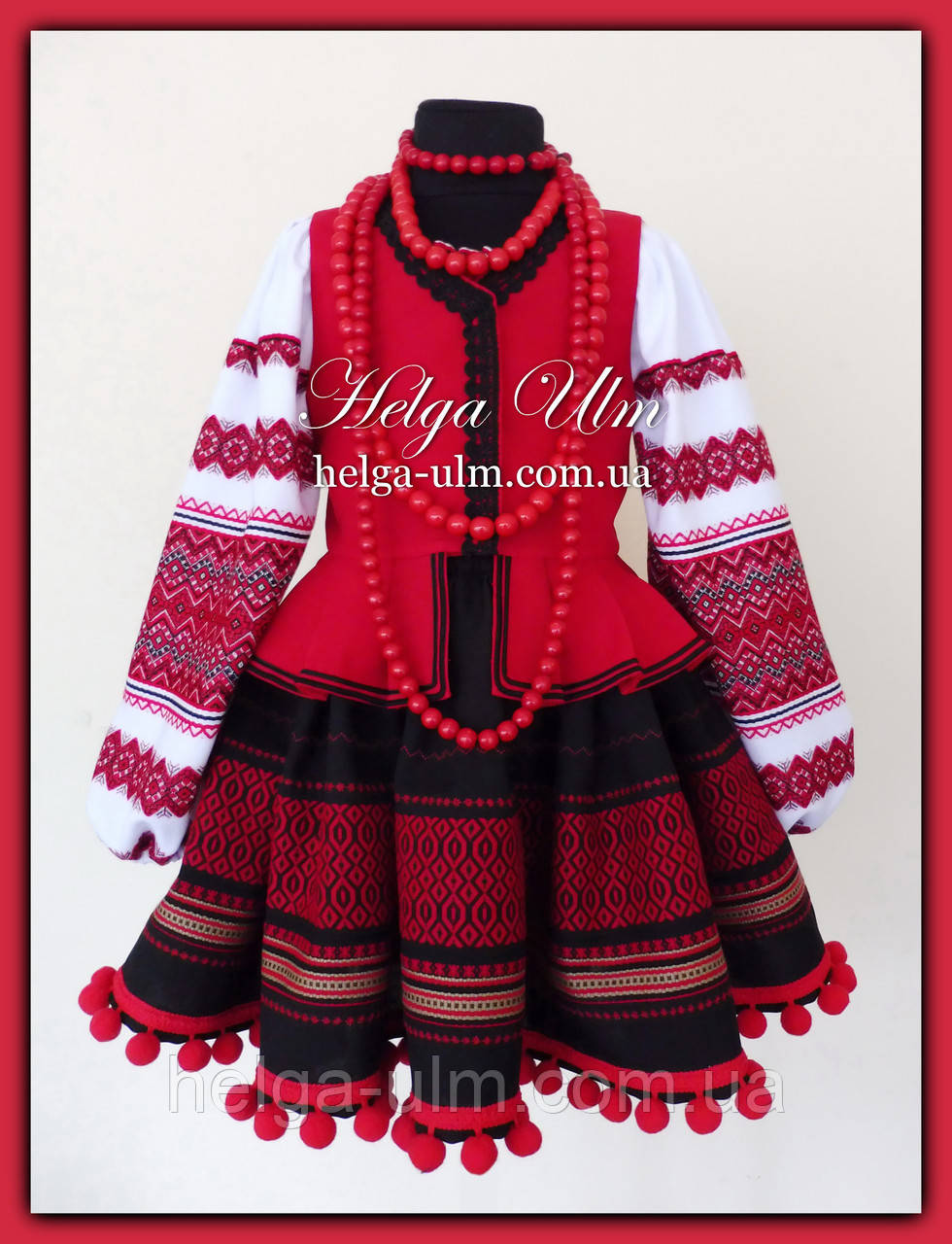 Керсетка (жилет) до українського костюму 146 р., фото 1