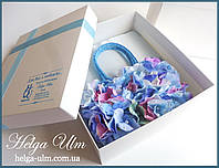Подарункова коробка для ексклюзивної сумочки "Вальс квітів"