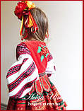 Дитяча туніка вишита, блуза з бавовняним мереживом - 110 р., фото 4