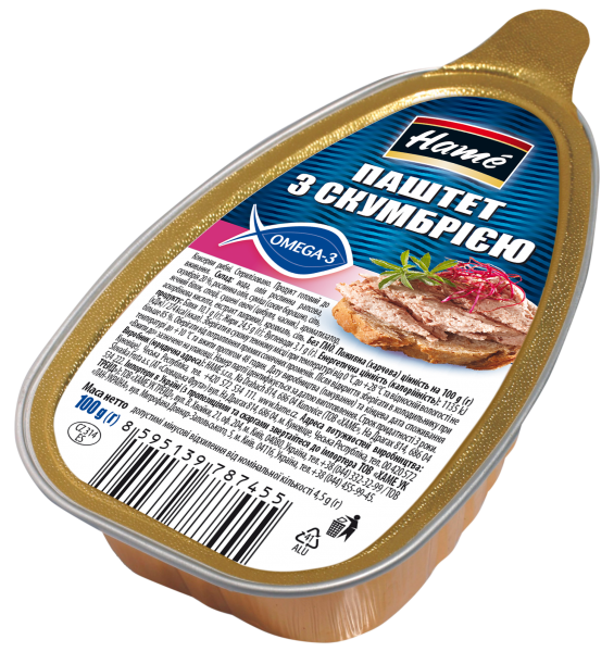 Паштет HAME 100г з скумбрією