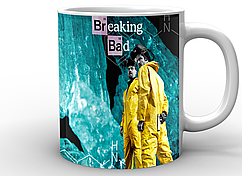 Кружка Geek Land біла Breaking Bad Всі тяжкі постер BB.02.017