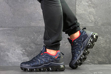 Чоловічі кросівки Nike Air Vapormax Plus,текстиль,темно сині,, фото 2