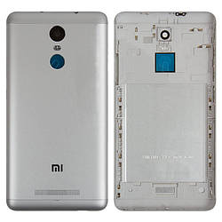 Задня панель корпусу (кришка акумулятора) для Xiaomi Redmi Note 3 Pro Сріблястий