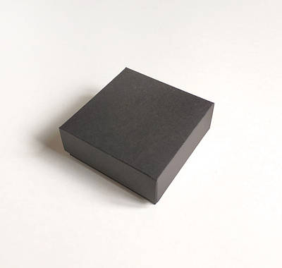 Коробка подарункова 85x85x35 мм, колір чорний