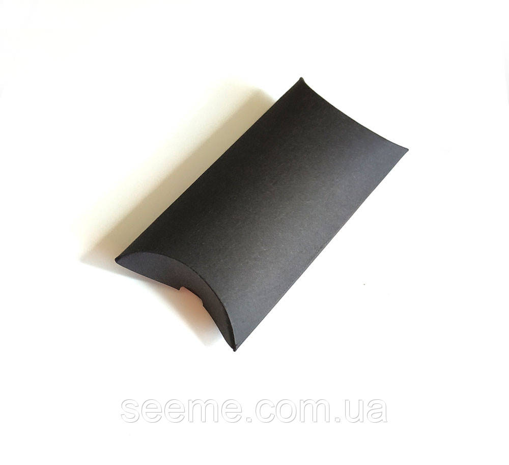 Коробка — подушка, 50х80х20 мм, колір чорний