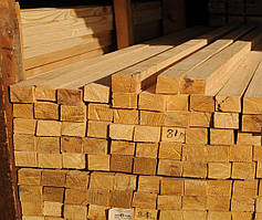 Брус сухий струганий 27х27 Модрина лага для терас, палубної дошки