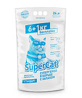 Древесный наполнитель для котов Super Cat (Супер Кэт Стандарт) 6+1кг/24л.